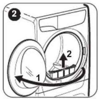 ZANUSSI ZP8242DC - HET FILTER SCHOONMAKEN - 2