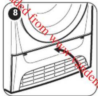 ZANUSSI ZP8242DC - REINIGING VAN DE CONDENSATOR - 8