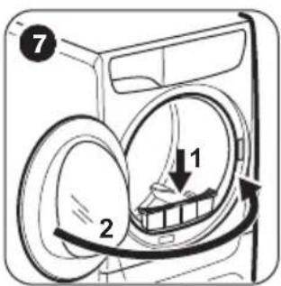 ZANUSSI ZP7330DH - REINIGEN DES SIEBS - 7