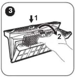 ZANUSSI ZP7330DH - HET FILTER SCHOONMAKEN - 3