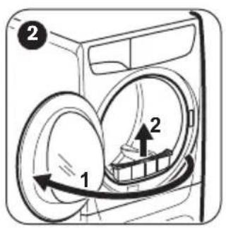 ZANUSSI ZP7330DH - HET FILTER SCHOONMAKEN - 2