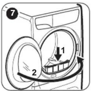 ZANUSSI ZP7330DH - HET FILTER SCHOONMAKEN - 7