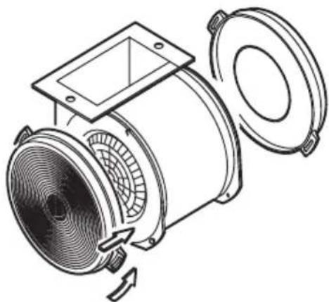 ZANUSSI ZHC60156X - Filtro ai carboni attivi NON lavabile - 1