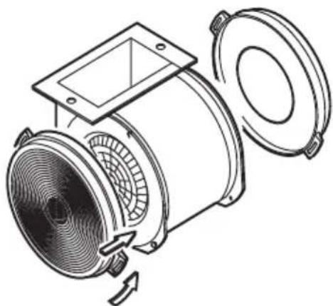 ZANUSSI ZHC60156X - NON-washable activated charcoal filter - 1