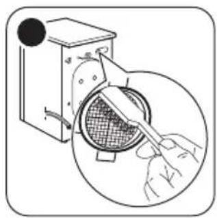 ZANUSSI ZWF 8167 BW - REINIGEN DES ZULAUFSCHLAUCHS UND VENTILFILTERS - 3