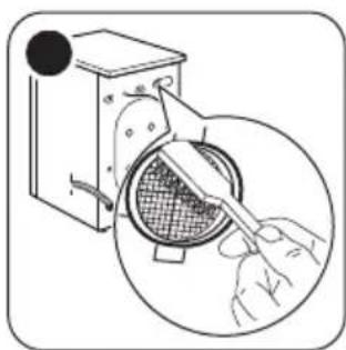 ZANUSSI ZWF 8167 BW - HET FILTER VAN DE TOEVOERSLANG EN HET KLEPFILTER REINIGEN - 3