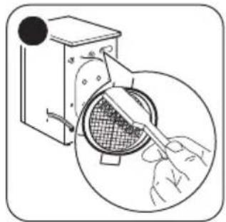 ZANUSSI ZWF 81473 W - REINIGEN DES ZULAUFSCHLAUCHS UND VENTILFILTERS - 3