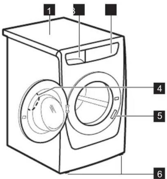 ZANUSSI ZWF 0143 BWH - VUE D'ENSEMBLE DE L'APPAREIL - 1