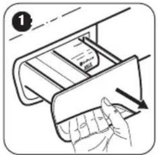 ZANUSSI ZWF 0143 BWH - HET AFWASMIDDELDOSEERBAKJE REINIGEN - 1