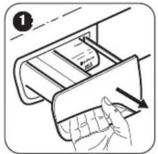 ZANUSSI ZWF 0143 BWH - NETTOYAGE DU DISTRIBUTEUR DE PRODUIT DE LAVAGE - 1