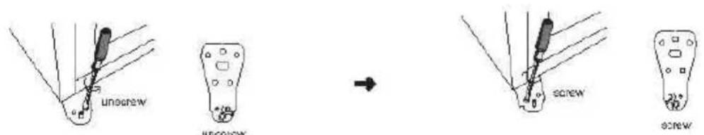ZEROWATT ZMFM 5142W - REVERSING THE DOOR SWING - 10