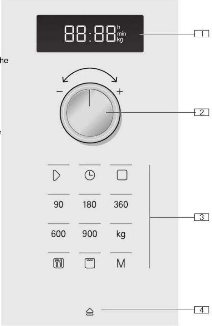 BOSCH BEL554MS0W - Control panel - 1