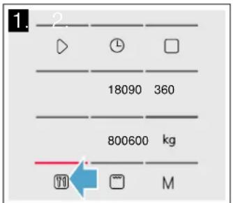 BOSCH BEL524MS0W - Setting a programme - 1