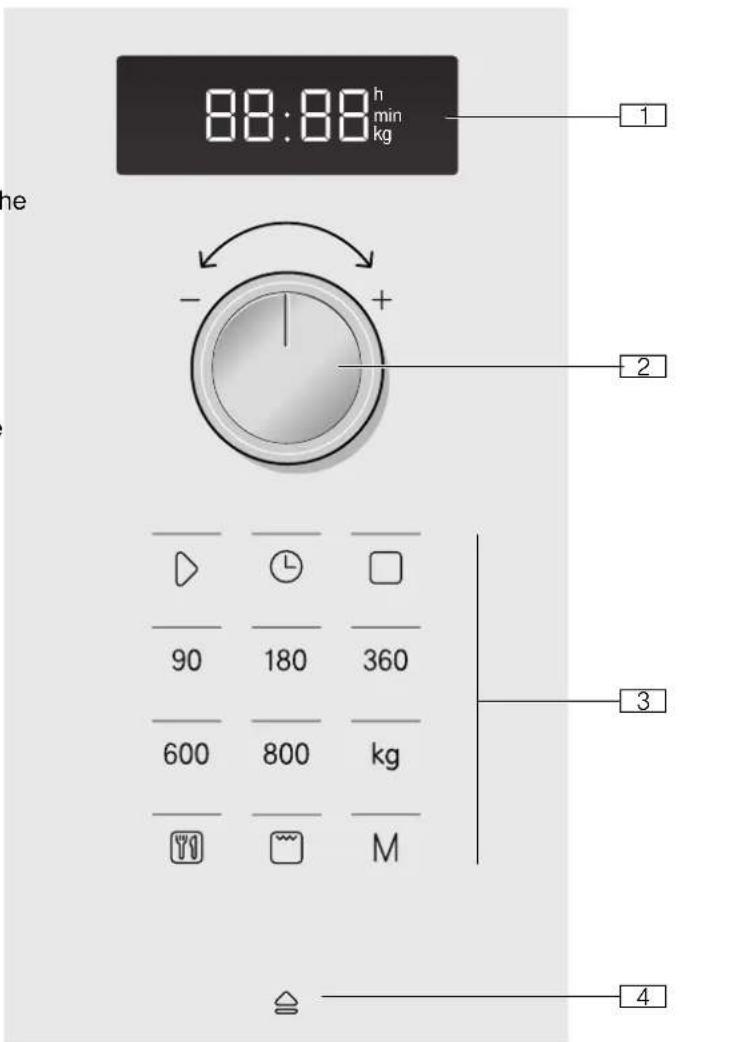 BOSCH BEL524MS0W - Control panel - 1