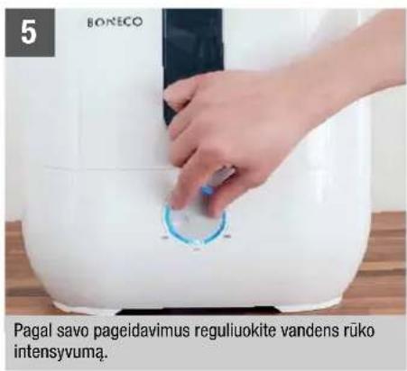 BONECO U300 - PALEIDIMAS I EKSPLOATACIJA - 5