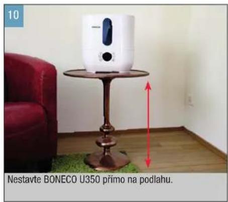 BONECO U350 - UVEDENI DO PROVOZU A VYPNUTI - 6