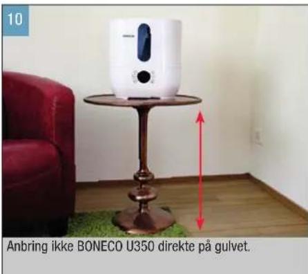 BONECO U350 - IBRUGTAGNING OG SLUKNING - 6
