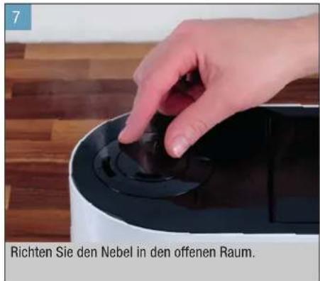 BONECO U350 - INBETRIEBNAHME UND AUSSCHALTEN - 3