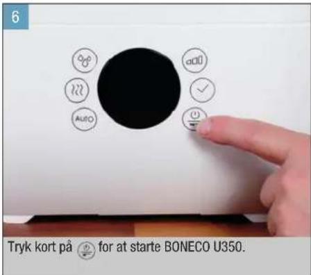 BONECO U350 - IBRUGTAGNING OG SLUKNING - 2
