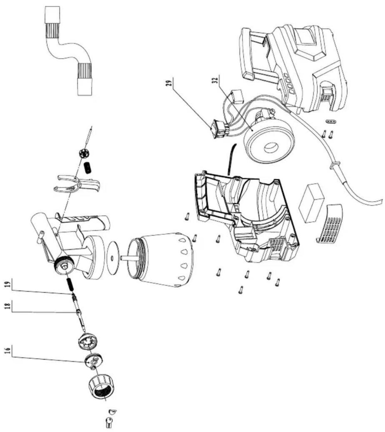 Bort BFP500 - Exploded view BFP-500 - 1