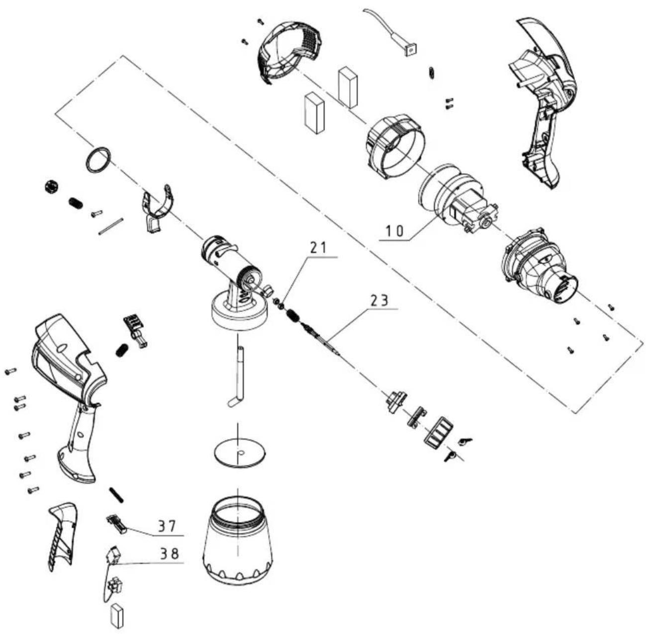 Bort BFP280 - Exploded view BFP-280 - 1