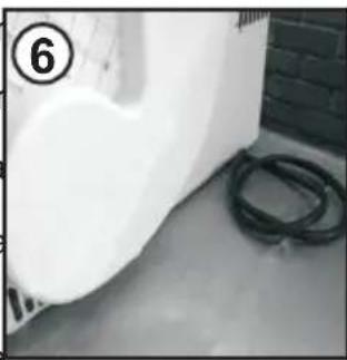 ZEROWATT ETD H8A1DE - Coloque a mangueira como demonstrado: - 4