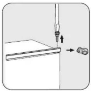 ZANKER ZKK8412K - Réversibilité de la porte - 1