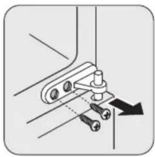 ZANKER ZKK8412K - Réversibilité de la porte - 2