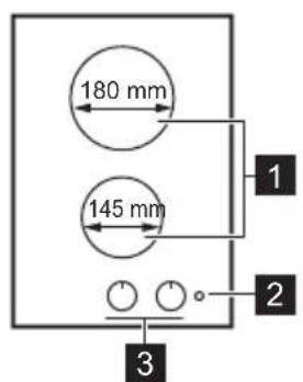 ZANKER ZK321X - Cooking surface layout - 1