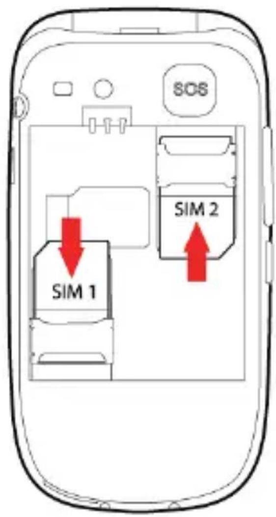YEZZ Classic Z51 - Instalar la tarjeta SIM y la batería - 2