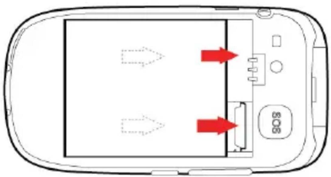 YEZZ Classic Z51 - Installer la batterie et la carte SIM - 3