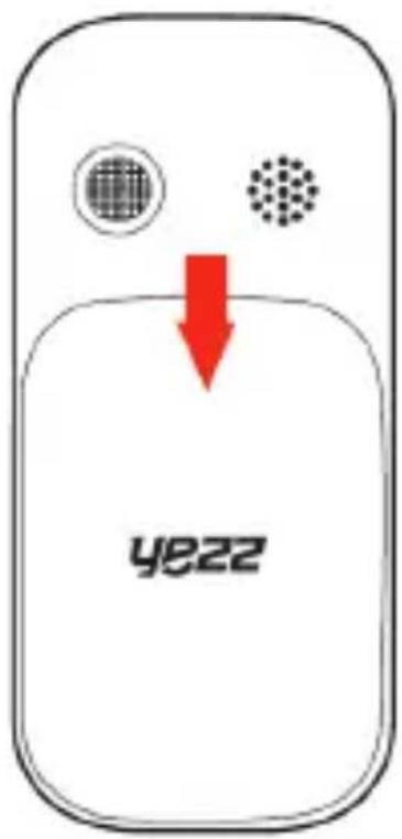 YEZZ Senior Z20 - Insert a memory card (optional) - 1