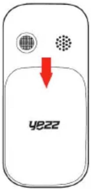 YEZZ Senior Z20 - Instale o cartão SIM e a bateria - 1