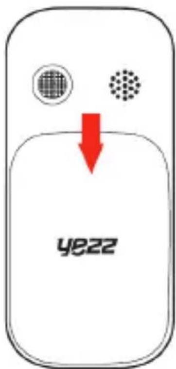 YEZZ Senior Z20 - Installer la batterie et la carte SIM - 1