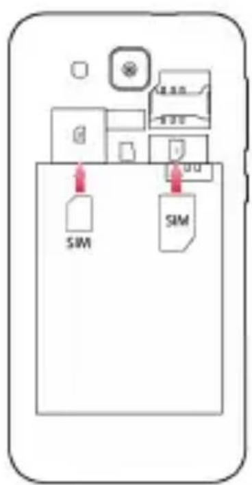 YEZZ Andy 4.5M - Instalar la tarjeta SIM y la bateria - 2