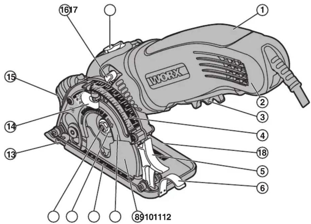WORX WX424.1 - 1