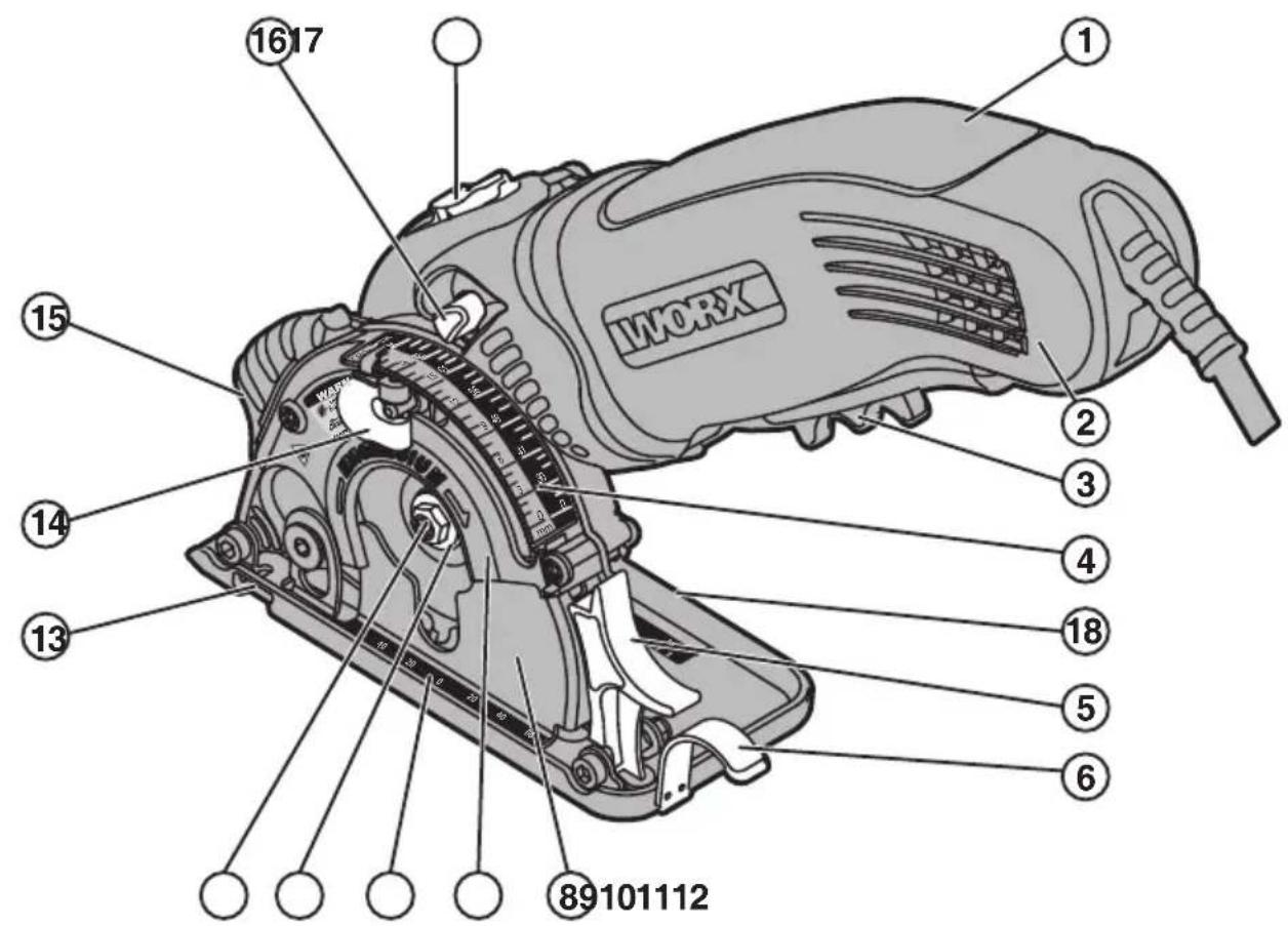 WORX WX424.2 - 1