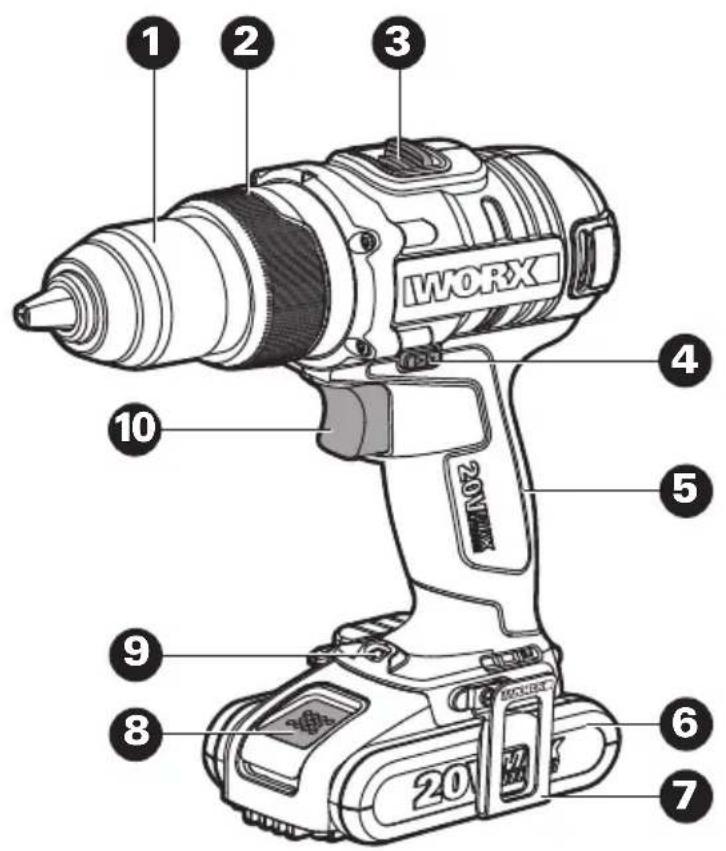 WORX WX373.9 - 1