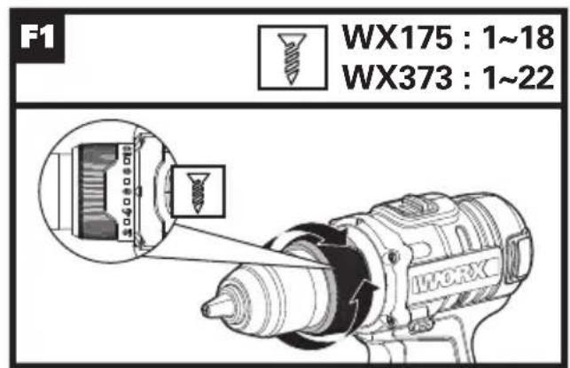 WORX WX373.9 - 18