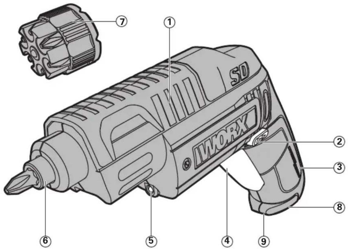 WORX WX254.6 - 1