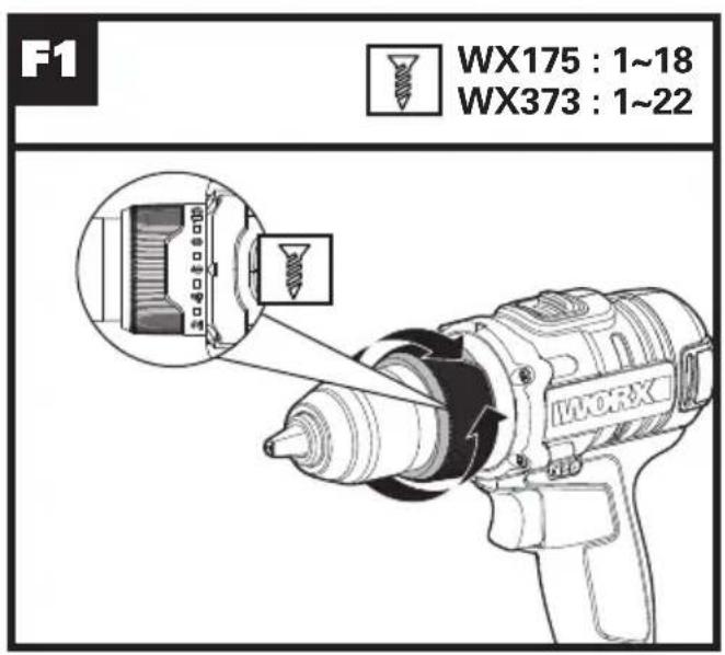 WORX WX175.9 - BRUSHLESS MOTOR - 16