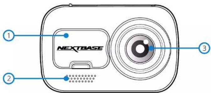 NEXT BASE Dashcam 122 - Microphone et haut-parleur intégrés - 1