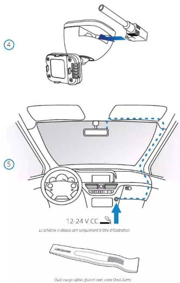 NEXT BASE Dashcam 122 - Installation dans le véhicule - 4