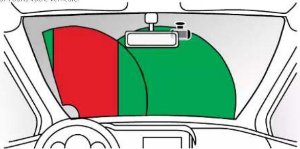 NEXT BASE Dashcam 122 - Positionnement de votre dash cam - 1