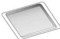 WHIRLPOOL W9I MW261 - RECTANGULAR BAKING TRAY - 1