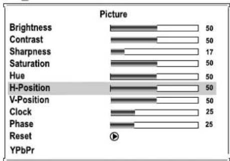 XORO HTL 2012 - Loading the default Picture setting - 4