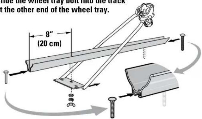 Yakima RaptorAero - ATTACH WHEEL TRAY TO HOOP ASSEMBLY - 1