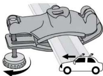 Yakima RaptorAero - Attach the thumb-wheel: - 2