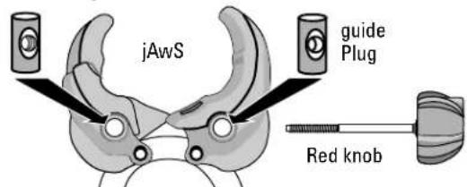 Yakima RaptorAero - JAW ASSEMBLY (Round, Square, or Factory Crossbars) - 1