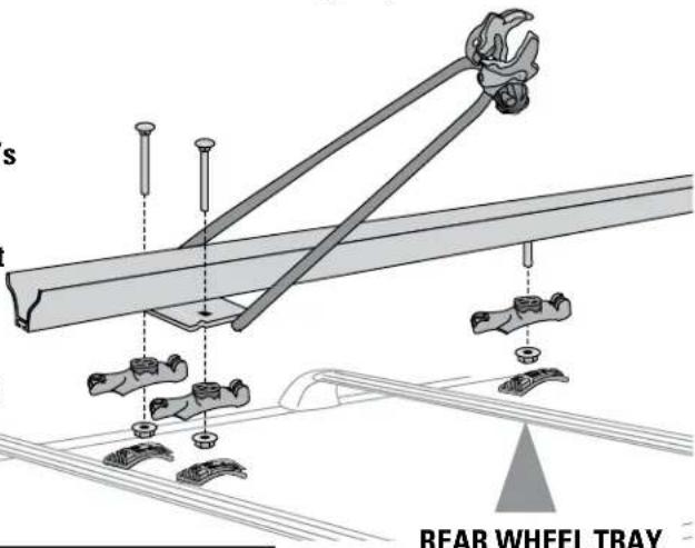 Yakima RaptorAero - Combine tray/hoop assembly with Universal MightyMounts - 2